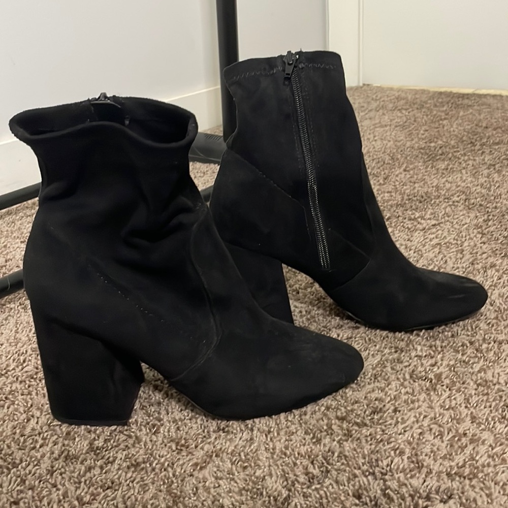 black madden girl booties